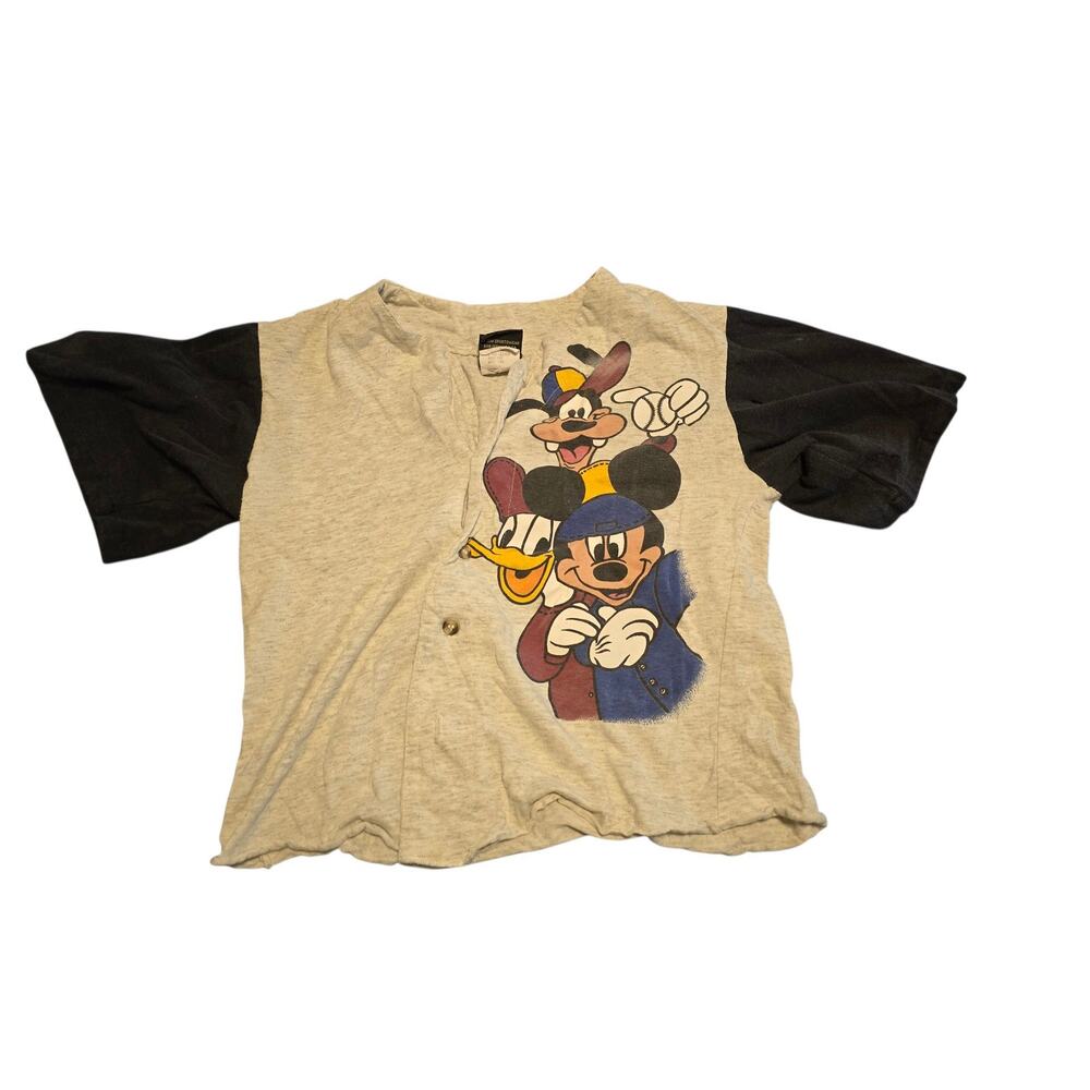 Kids 90's Disney Vintage Mickey Unlimited Baseball Tee